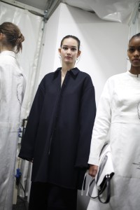 Backstage at Jil Sander RTW Fall 2019
