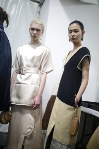 Backstage at Jil Sander RTW Fall 2019
