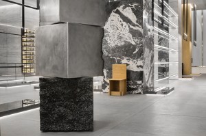 The new Celine flagship on Madison Avenue in Manhattan, designed by Hedi Slimane.