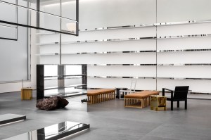 The new Celine flagship on Madison Avenue in Manhattan, designed by Hedi Slimane.