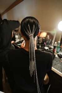 Backstage at Christian Siriano RTW Fall 2019
