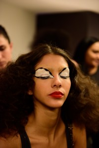 Backstage at Christian Cowan RTW Fall 2019