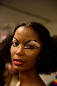 Backstage at Christian Cowan RTW Fall 2019