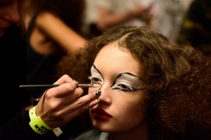 Backstage at Christian Cowan RTW Fall 2019