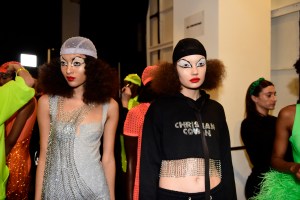 Backstage at Christian Cowan RTW Fall 2019