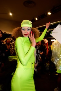 Backstage at Christian Cowan RTW Fall 2019