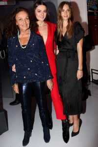 Diane von Furstenberg, Charlotte Lawrence and Talita von Furstenberg