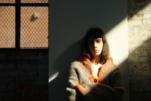 Backstage at Eckhaus Latta RTW Fall 2019