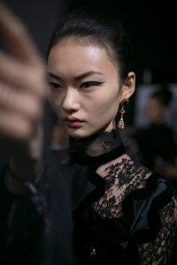 Backstage at Erdem RTW Fall 2019