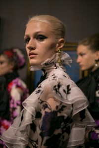 Backstage at Erdem RTW Fall 2019