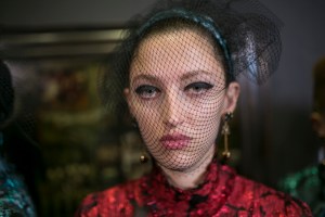 Backstage at Erdem RTW Fall 2019