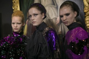Backstage at Erdem RTW Fall 2019