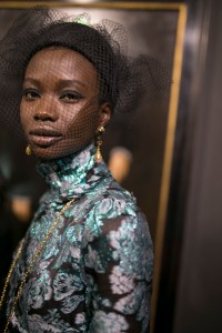 Backstage at Erdem RTW Fall 2019