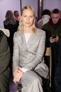 Karolina Kurkova in the front row at Gabriela Hearst RTW Fall 2019