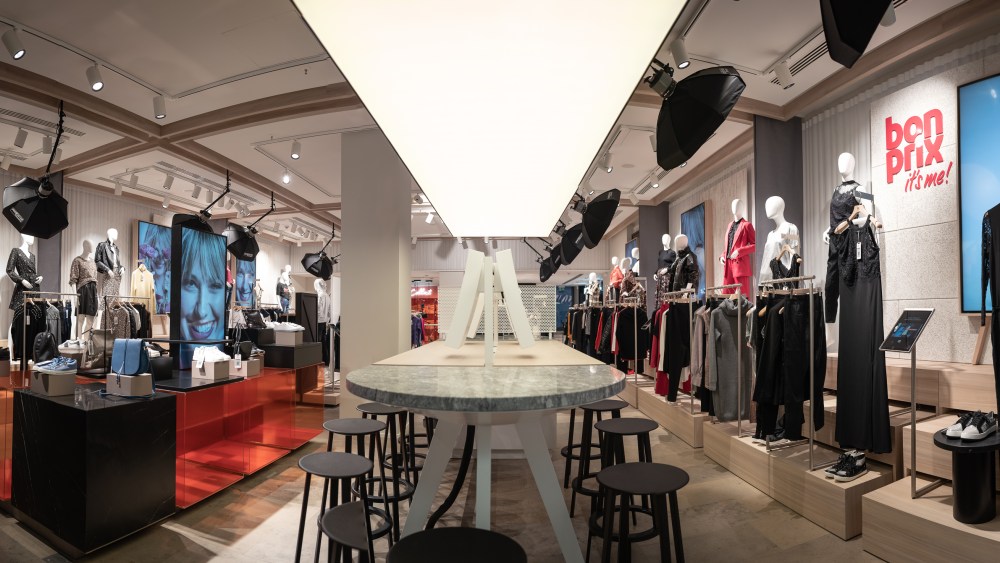 The Bonprix digital store in Hamburg.