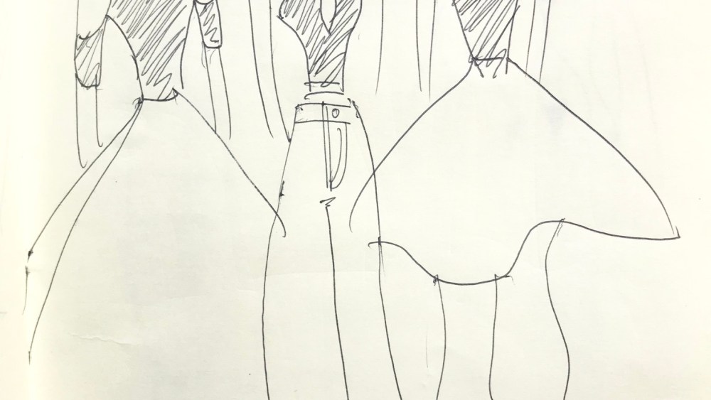 Sketches of the Kimhekim fall 2019 collection