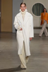 Model on the catwalk
