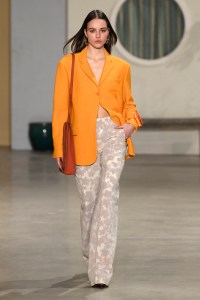 Model on the catwalk