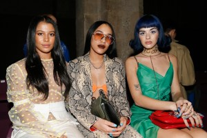 Sami Miro, Aleali May and Sita Abellan in the front row