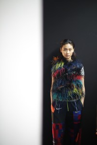 Backstage at Koche RTW Fall 2019