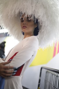 Backstage at Koche RTW Fall 2019