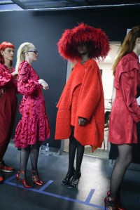 Backstage at Koche RTW Fall 2019