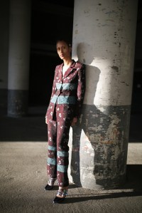 Backstage at Koche RTW Fall 2019