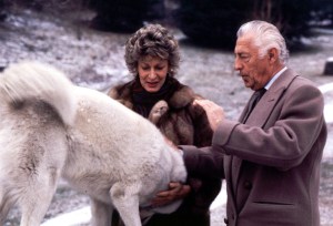 GIOVANNI AGNELLI AND WIFE MARELLA CARACCIOLO IN THEIR HOUSE UPON THE TURIN'S HILLGIOVANNI AGNELLI