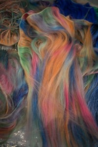 Backstage at Mary Katrantzou RTW Fall 2019