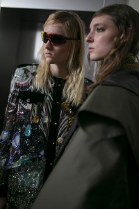 Backstage at Mary Katrantzou RTW Fall 2019