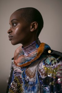 Backstage at Mary Katrantzou RTW Fall 2019