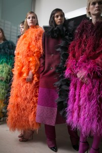 Backstage at Mary Katrantzou RTW Fall 2019