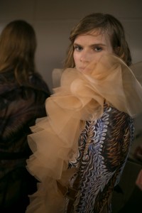 Backstage at Mary Katrantzou RTW Fall 2019