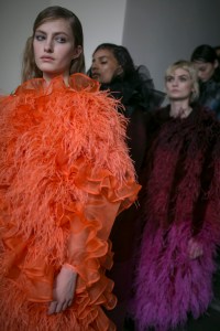 Backstage at Mary Katrantzou RTW Fall 2019