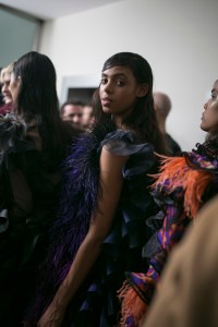 Backstage at Mary Katrantzou RTW Fall 2019