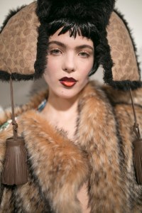 Backstage at Matty Bovan RTW Fall 2019