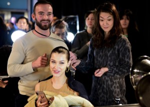 Backstage at Michael Kors RTW Fall 2019
