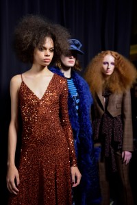 Backstage at Michael Kors RTW Fall 2019