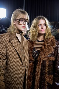 Backstage at Michael Kors RTW Fall 2019