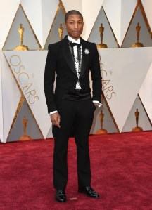 Pharrell Williams arrives at the Oscars, at the Dolby Theatre in Los Angeles89th Academy Awards - Arrivals, Los Angeles, USA - 26 Feb 2017