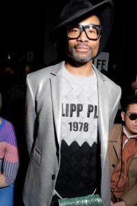 Billy Porter in the front rowPrabal Gurung show, Front Row, Fall Winter 2019, New York Fashion Week, USA - 10 Feb 2019