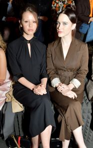 Mia Goth and Rachel Brosnahan