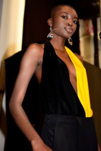 Backstage at Hellessy RTW Fall 2019