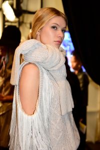 Backstage at Hellessy RTW Fall 2019