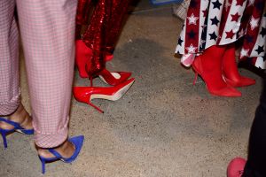 Backstage at Hellessy RTW Fall 2019