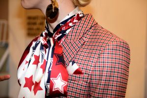 Backstage at Hellessy RTW Fall 2019