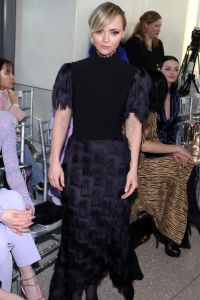 Christina Ricci in the front rowChristian Siriano show, Front Row, Fall Winter 2019, New York Fashion Week, USA - 09 Feb 2019