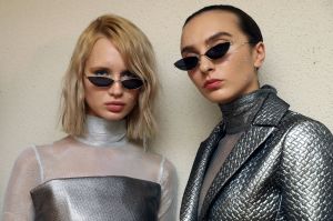 Backstage at Christian Siriano RTW Fall 2019
