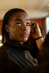 Backstage at Christian Siriano RTW Fall 2019