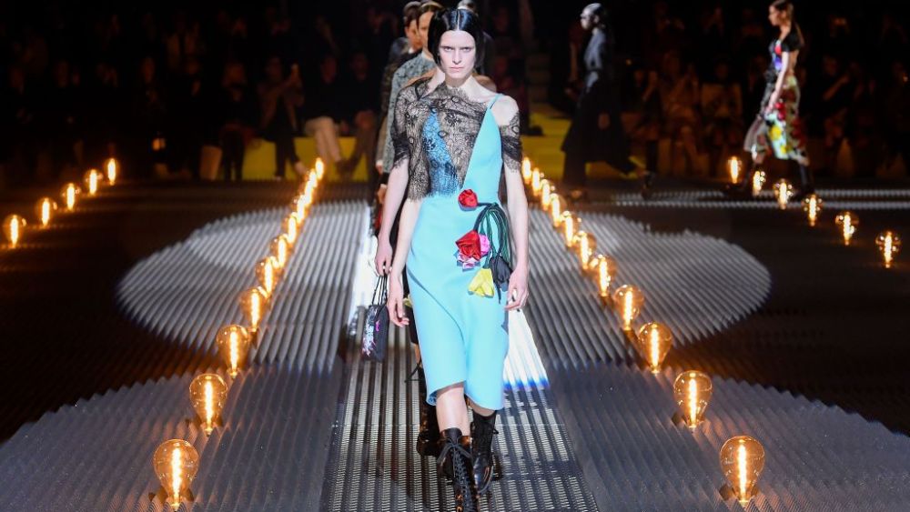 Models on the catwalkPrada show, Runway, Fall Winter 2019, Milan Fashion Week, Italy - 21 Feb 2019